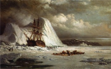 Schiff Werke - Icebound Schiff Stiefel Seestück William Bradford